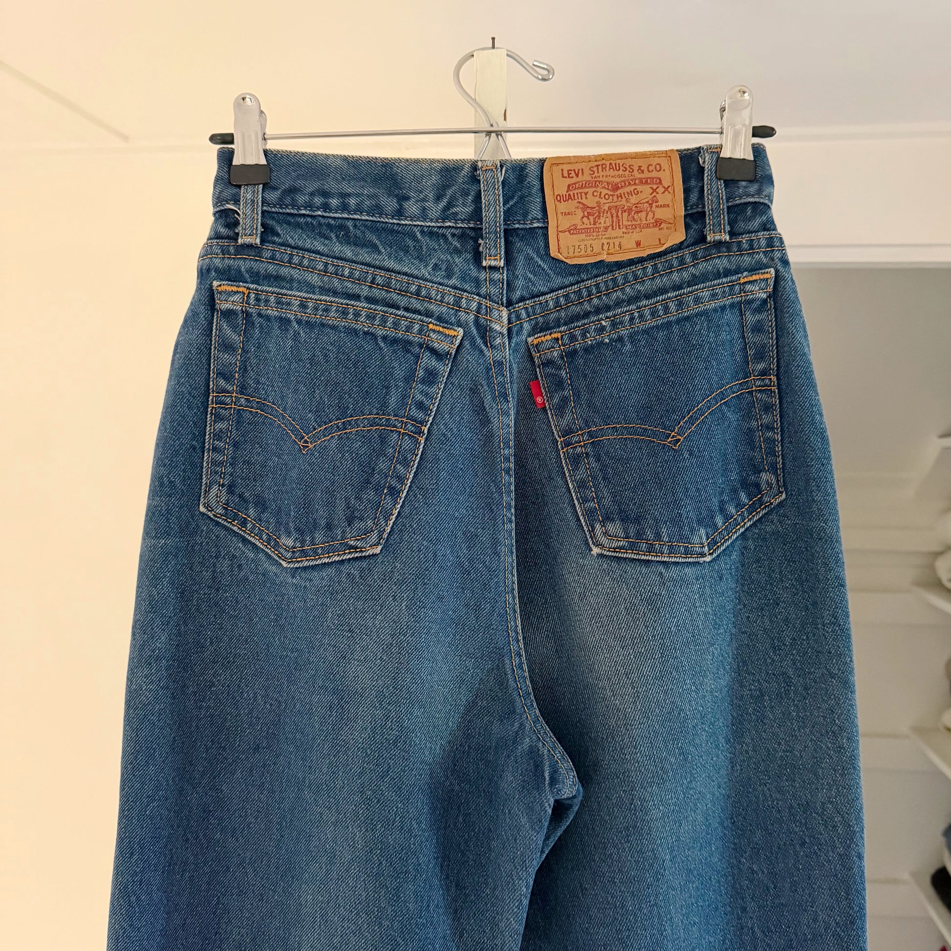 Levi's 17505 Vintage '87 High Rise Straight Leg Jeans Size 9