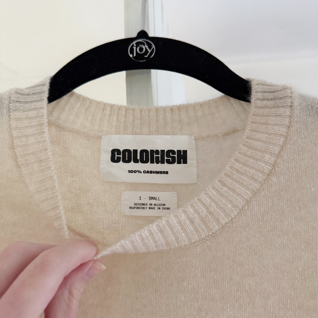Colorush / Crush Cashmere Crewneck Sweater Size 1