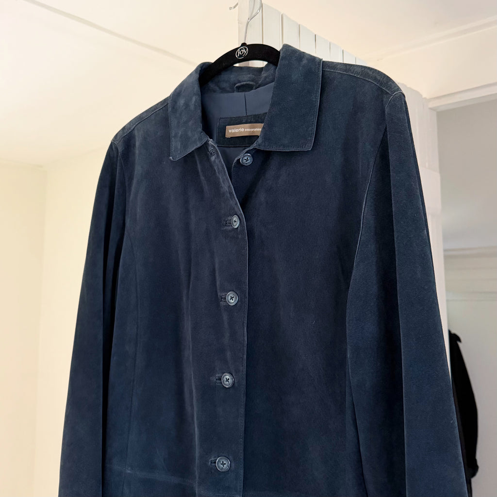 Valerie Separates Vintage 90s Suede Leather Jacket Size XL