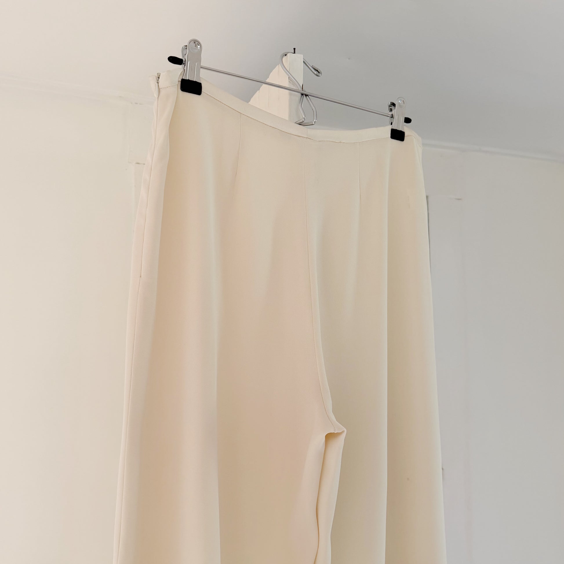 Christie De La Rue Paris Vintage 90s Wide Leg Slip Pants Size 3
