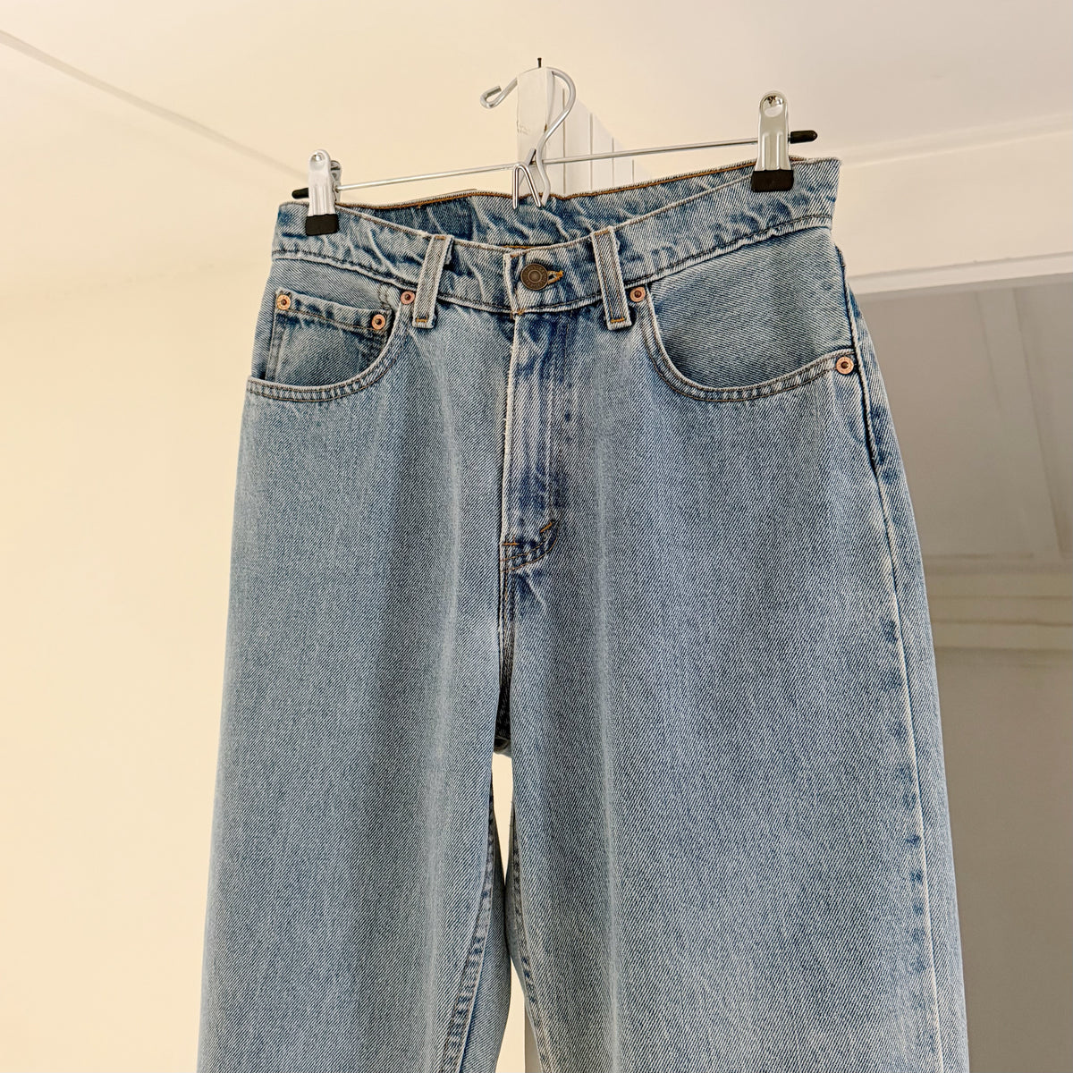Levi's 560 Vintage '96 Loose Fit Straight Leg Jeans Size 7 Med Light Wash