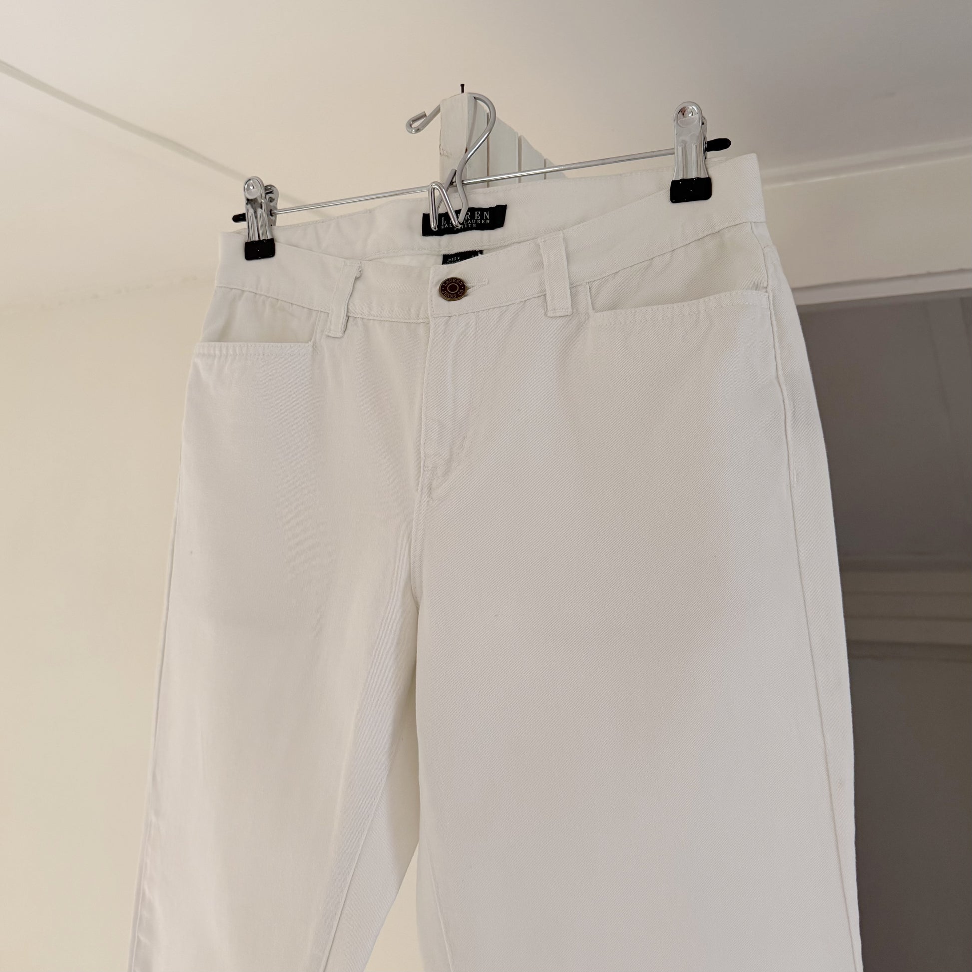 Lauren Ralph Lauren Vintage Y2K Denim Peddle Pusher Capri Pants Size 2P