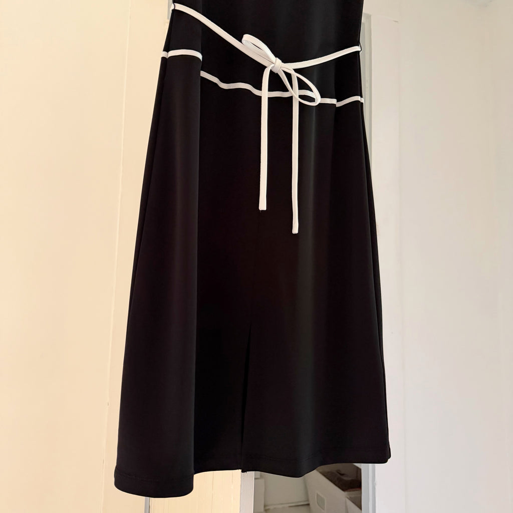 Petite Sophisticate Vintage Y2K Tie Waist Mini Pencil Dress Size P
