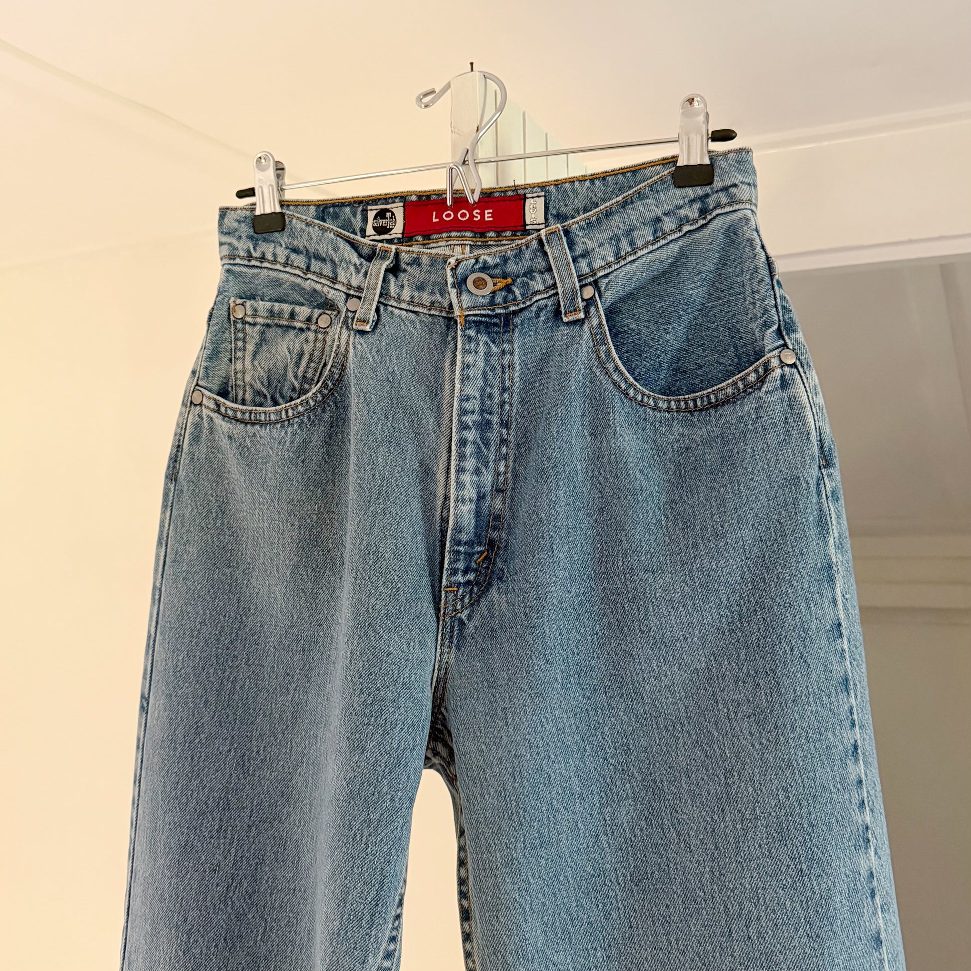 Levi's SilverTab Loose Vintage '97 Straight Leg Jeans Size 9 Long