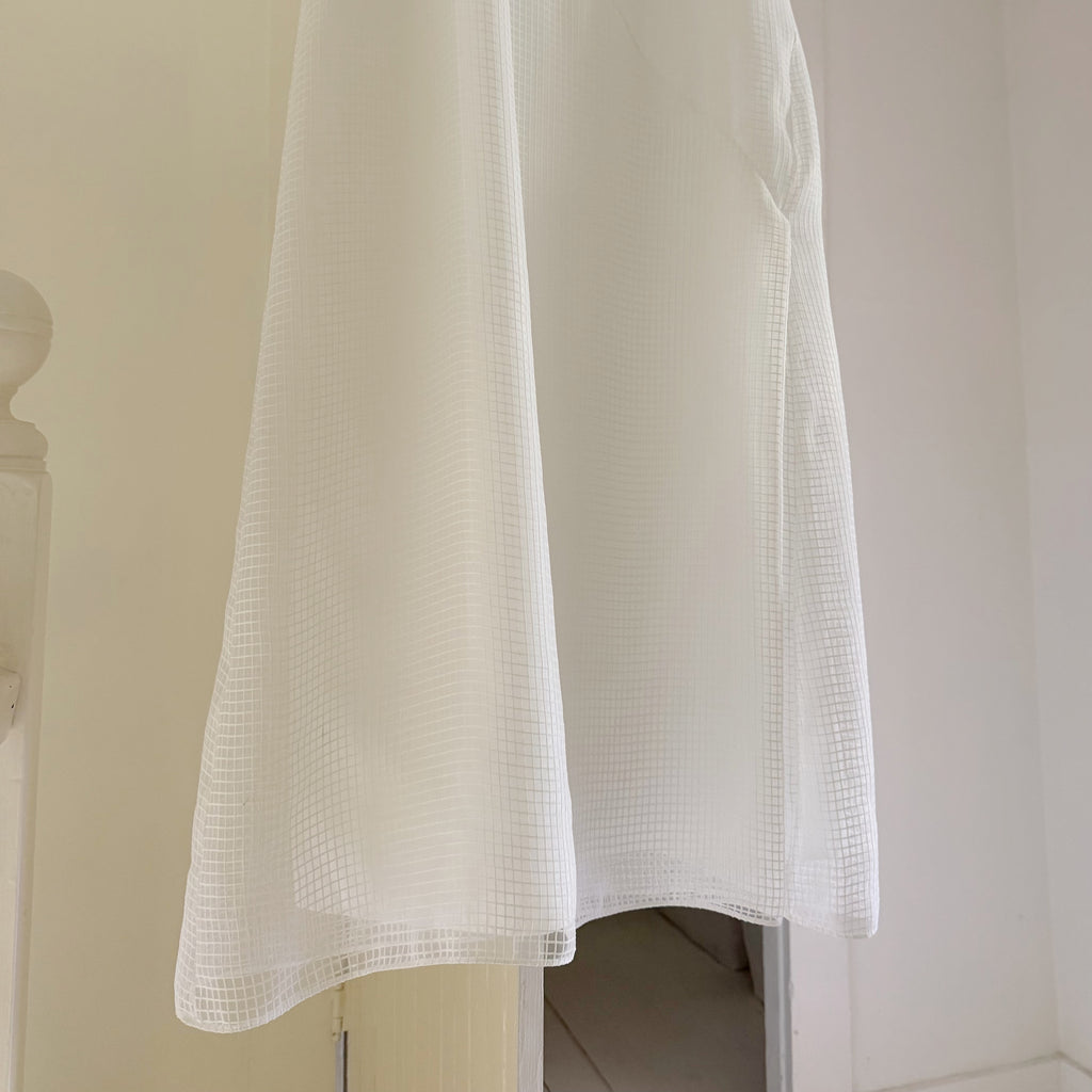 Maison Margiela SS 2020 Sheer Mesh Bias Cut Midi Dress Size 42