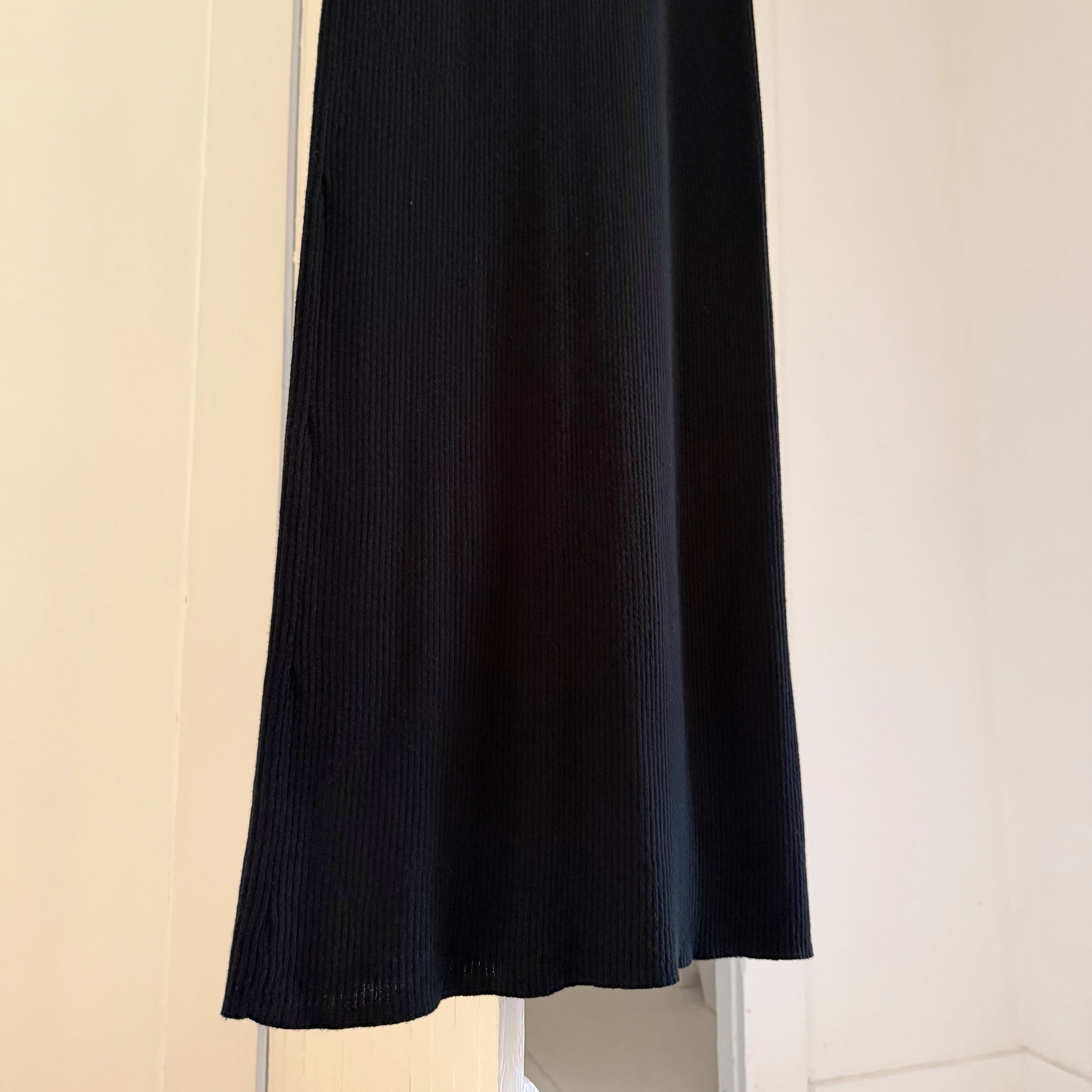 Crush Cashmere Cotton Silk Knit Midi Dress Size 3
