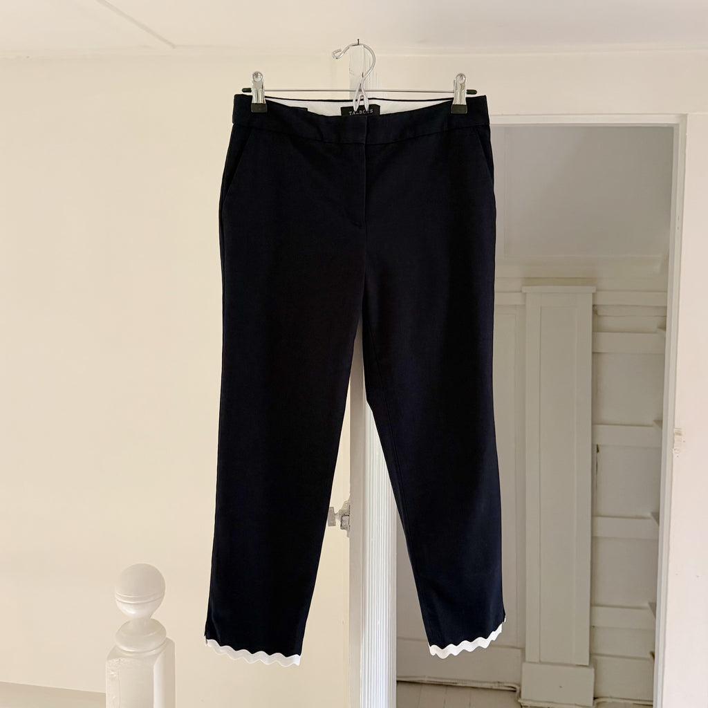 Talbots Slim Crop Capri Pants in Indigo Blue Size 2P