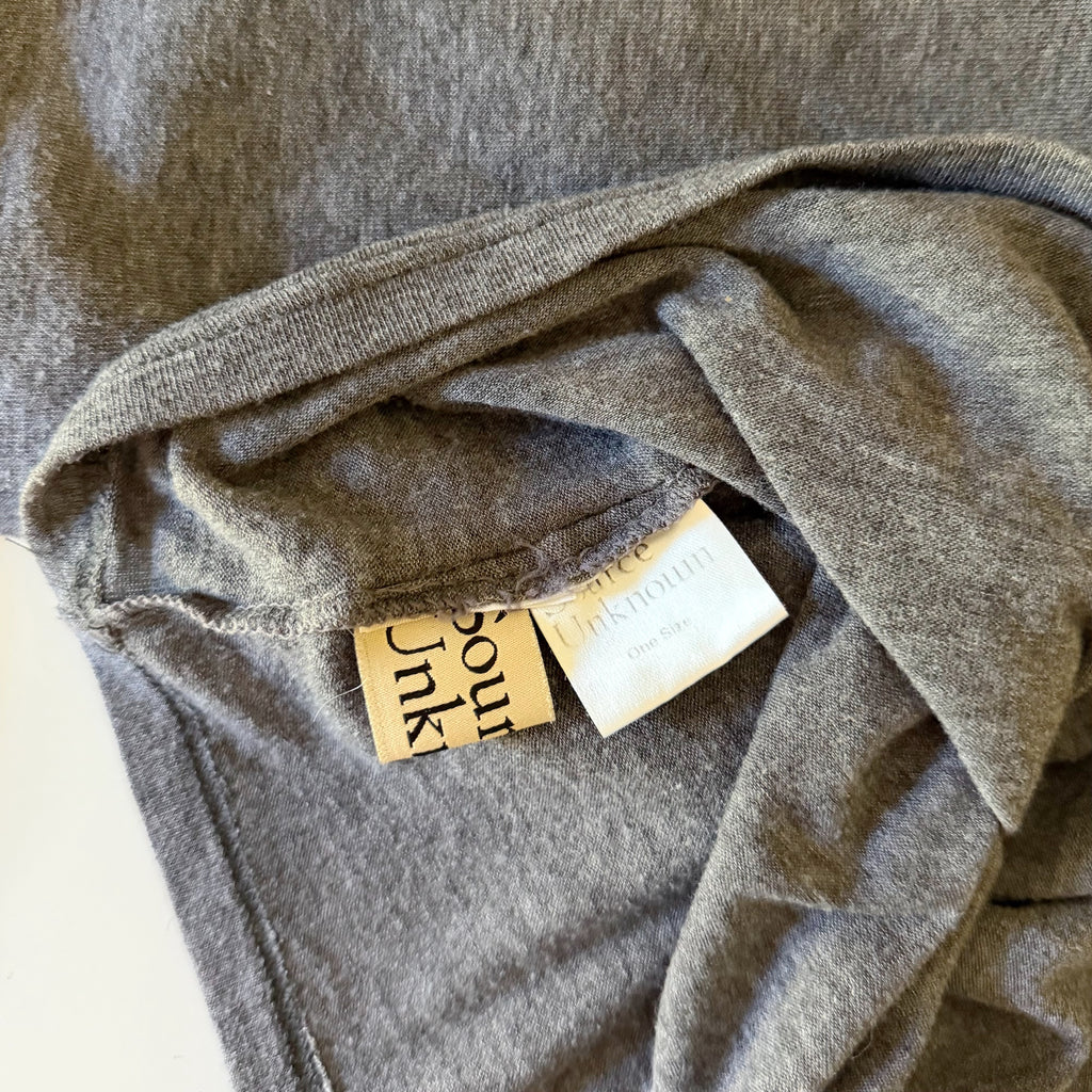 Source Unknown Jersey Knit Off Shoulder Overlay Top OS