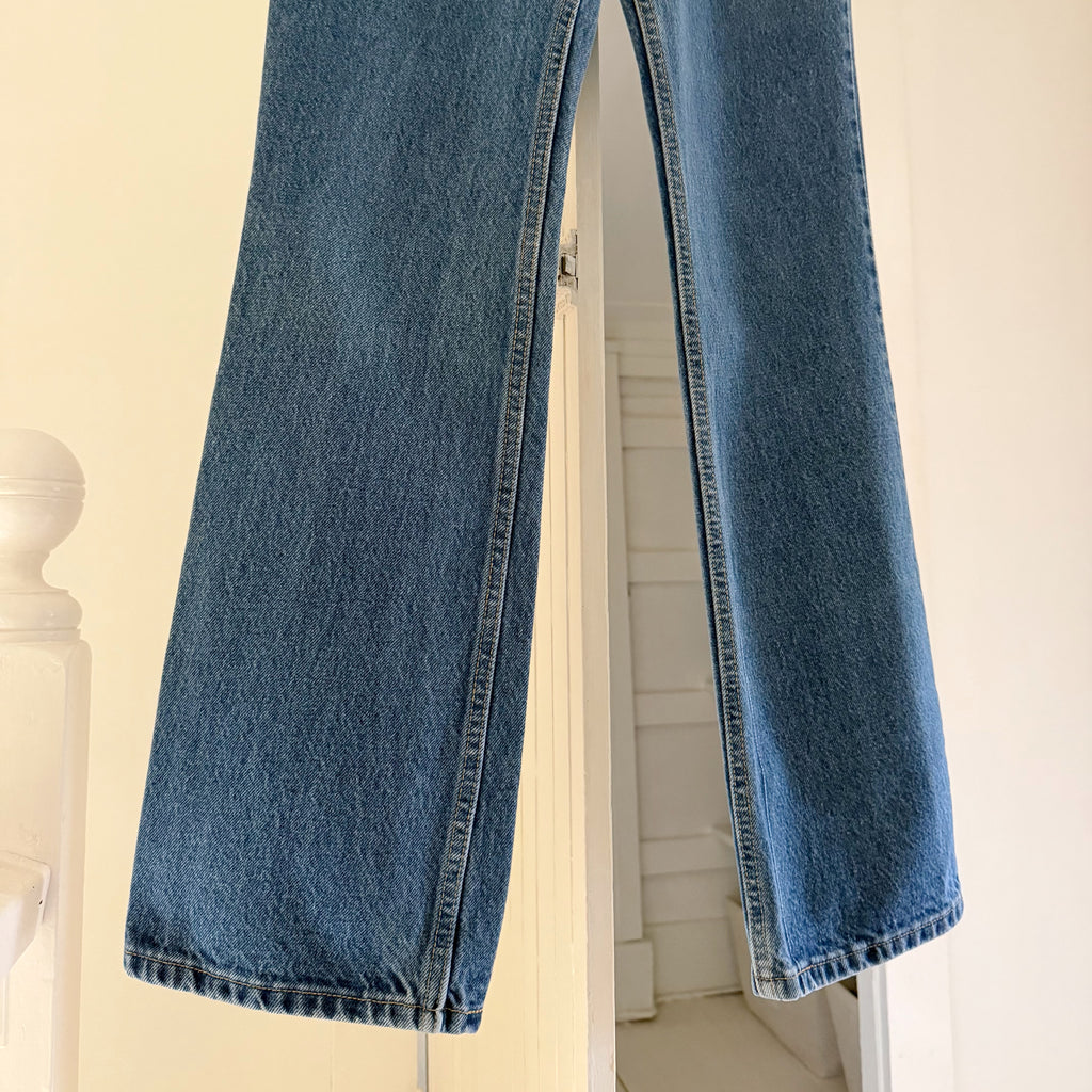 Levi's 517 Vintage '01 Slim Fit Boot Cut Jeans Size 5 JR. M Dark Wash