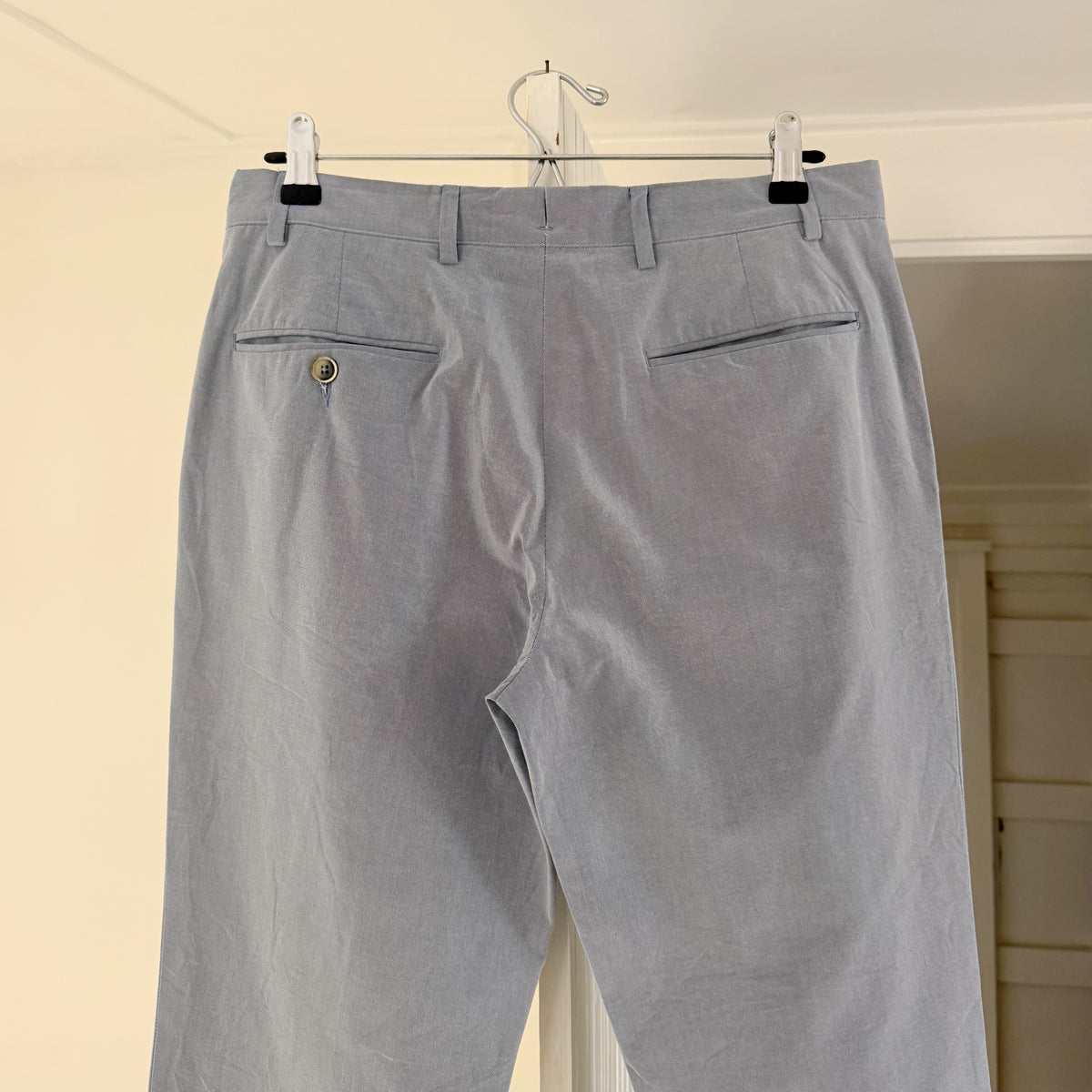 Seize Sur Vingt Cotton Woven Straight Leg Trouser Pants Size 40