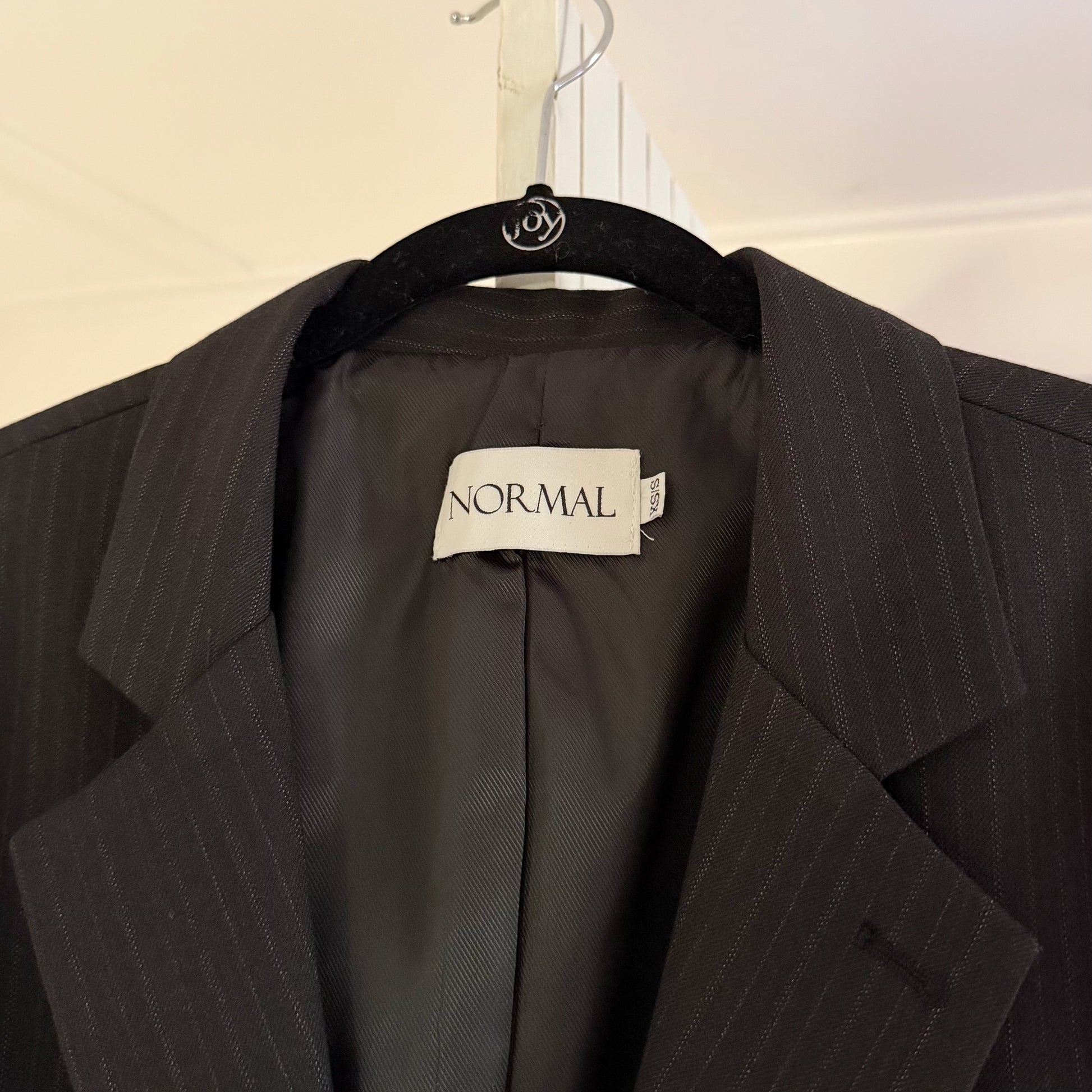 Normal / The Frankie Shop Wool Pinstripe Oversized Blazer Jacket Size XS/S