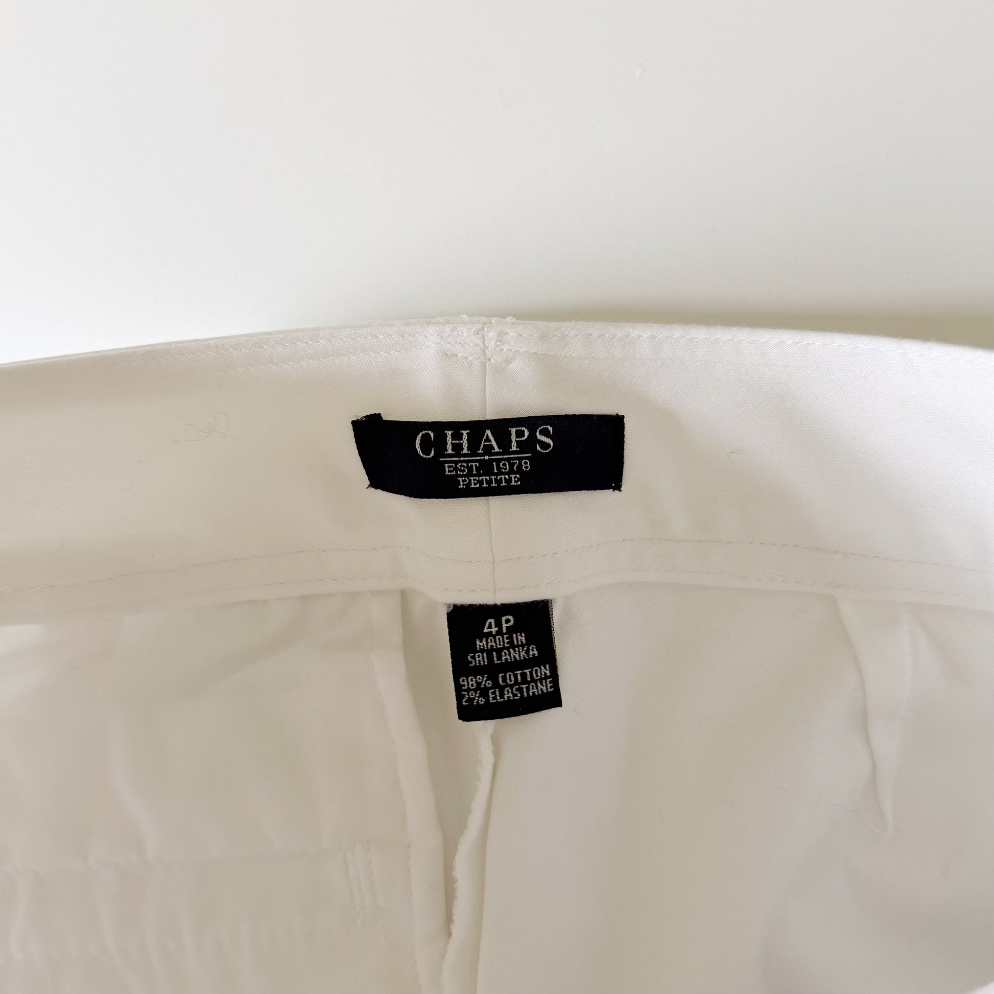 Chaps Straight Leg Capri Pants Size 4P