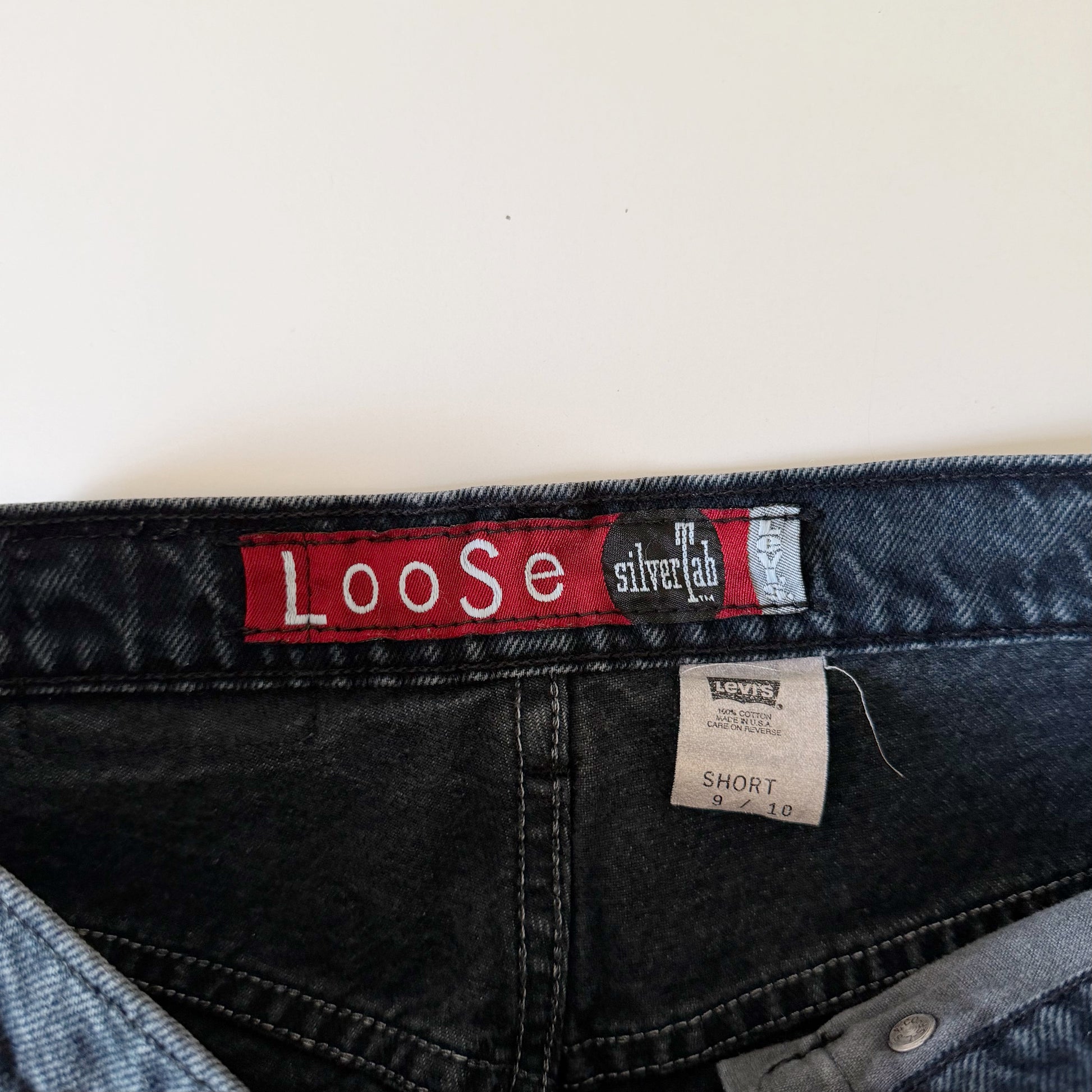 Levi's SilverTab Loose Vintage '96 Straight Leg Jeans Size Short 9/10