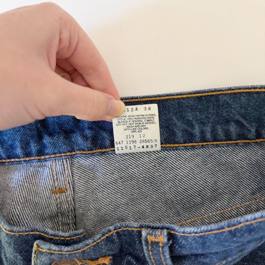 Levi's 517 Vintage '98 Boot Cut Low Rise Jeans Size 7 JR. S