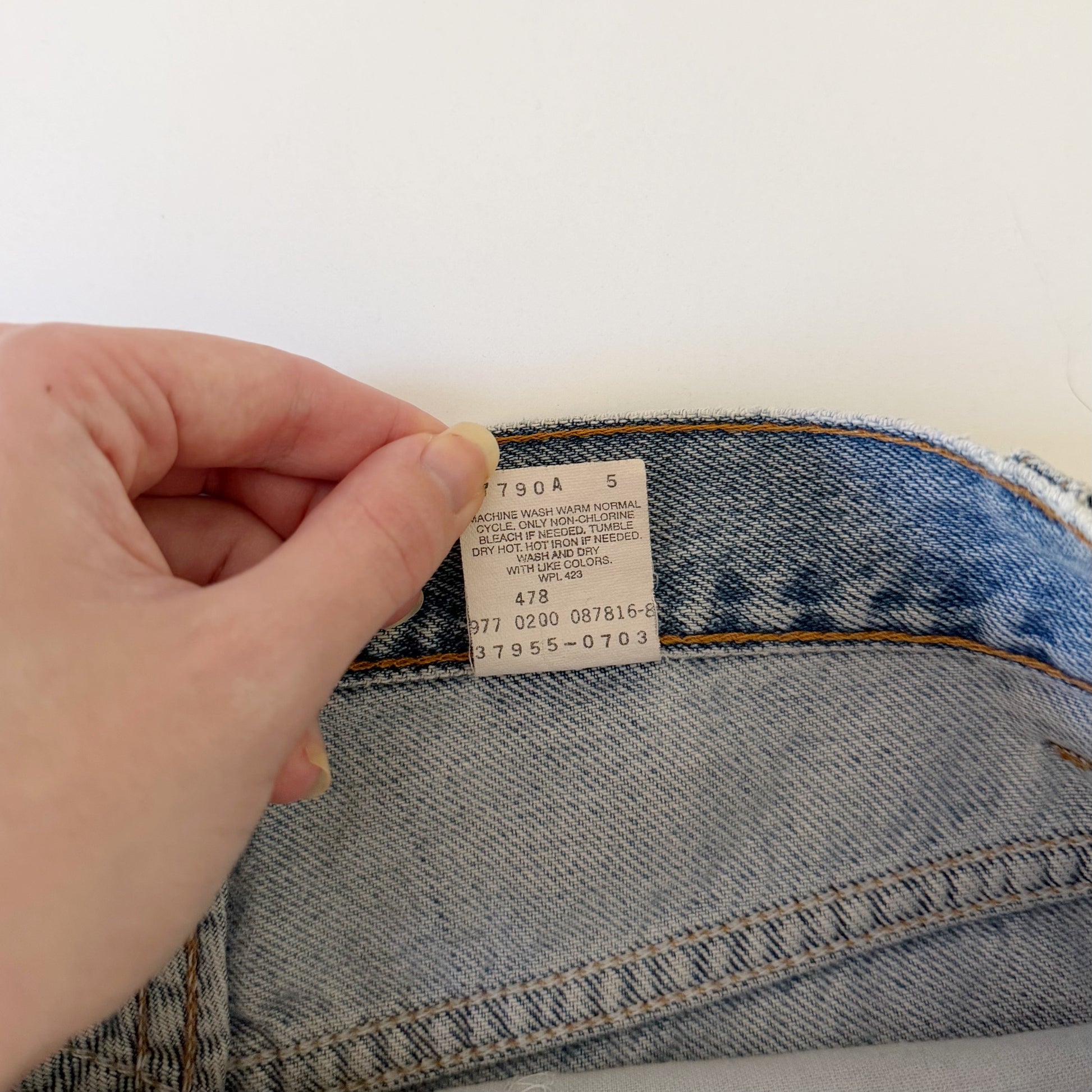 Levi's 955 Vintage '00 Cut Off Jean Shorts Size 3 JR.