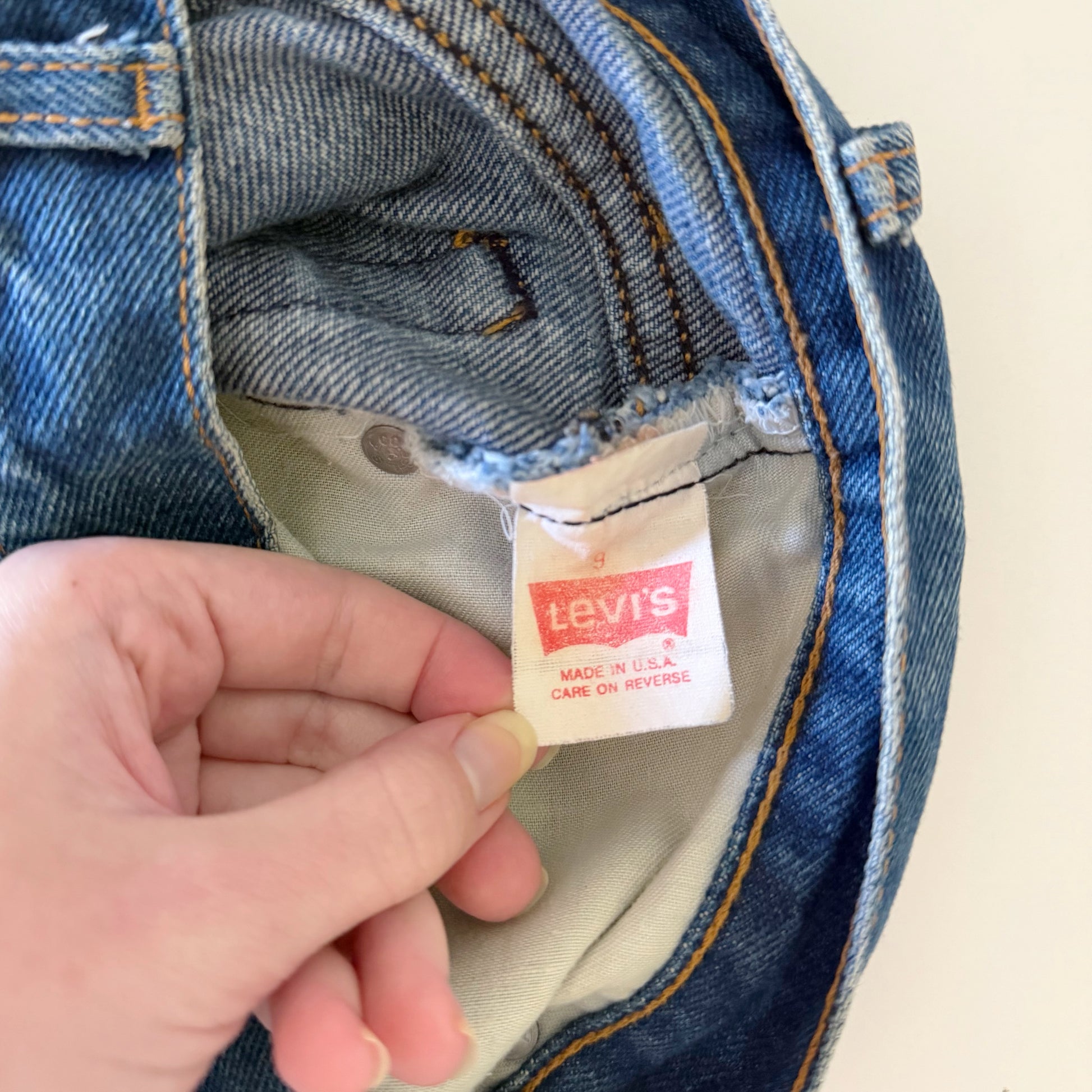 Levi's 17505 Vintage '87 High Rise Straight Leg Jeans Size 9