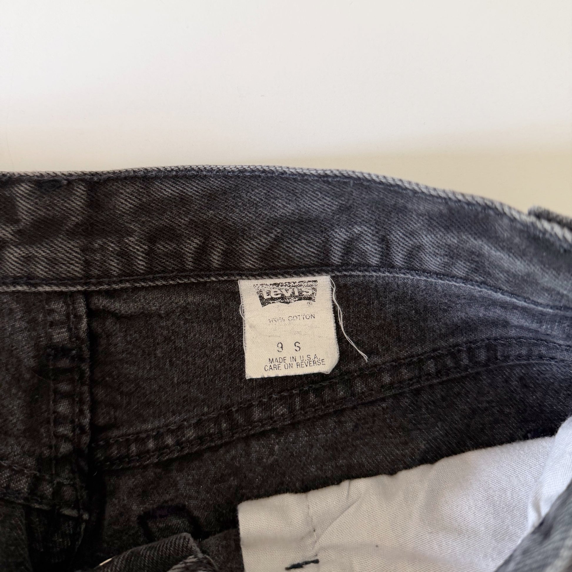 Levi's 13501 Vintage '98 High Rise Straight Tapered Leg Jeans Size 9S