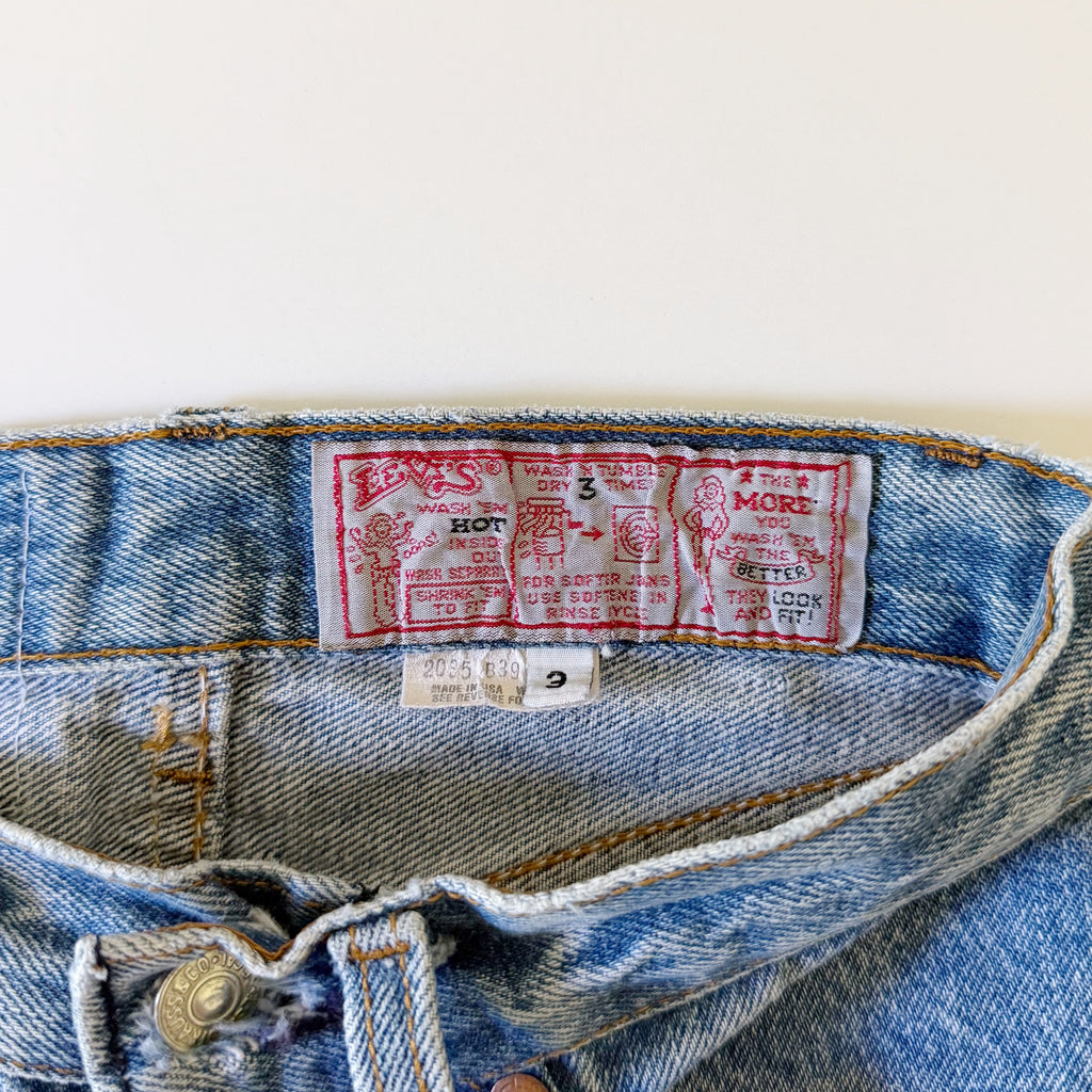 Levi's 26501 Vintage '85 Cropped Straight Leg Jeans Size 3
