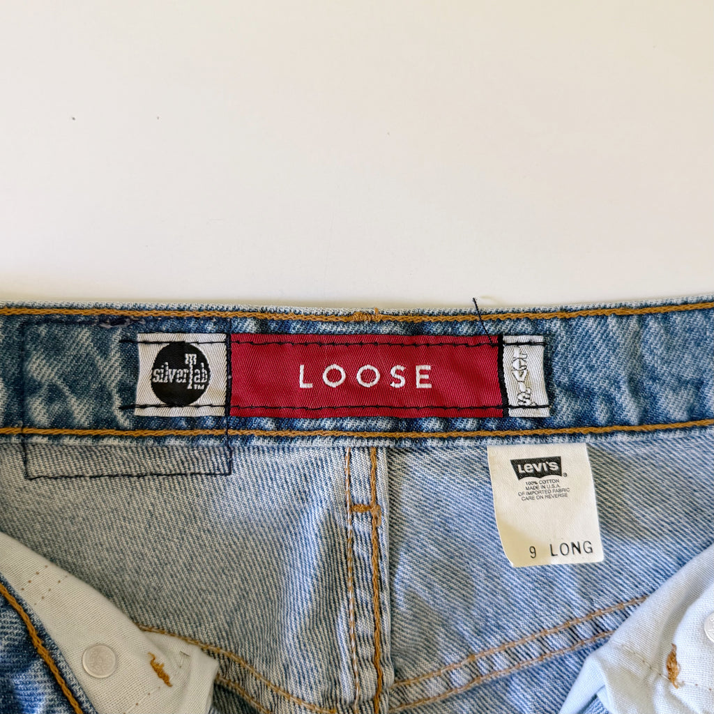 Levi's SilverTab Loose Vintage '97 Straight Leg Jeans Size 9 Long