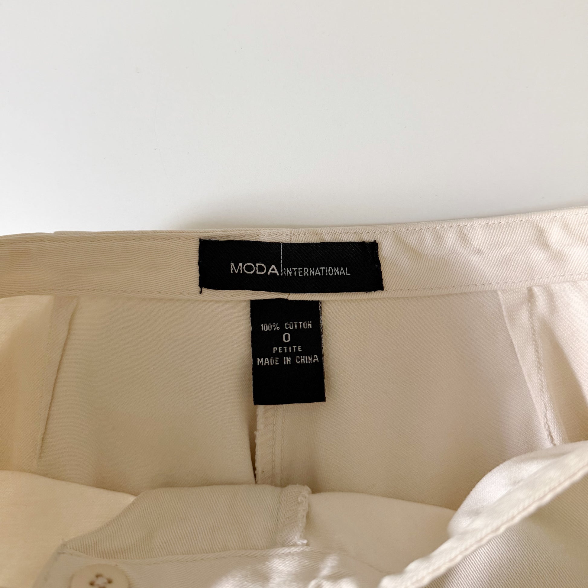 Moda International Vintage Y2K Twill Wide Leg Pants Size 0P