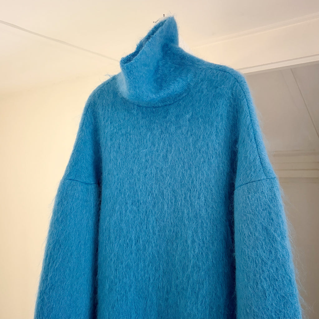 Gauchere Tidus Mohair Wool Turtleneck Sweater Riviera Size Mens 34