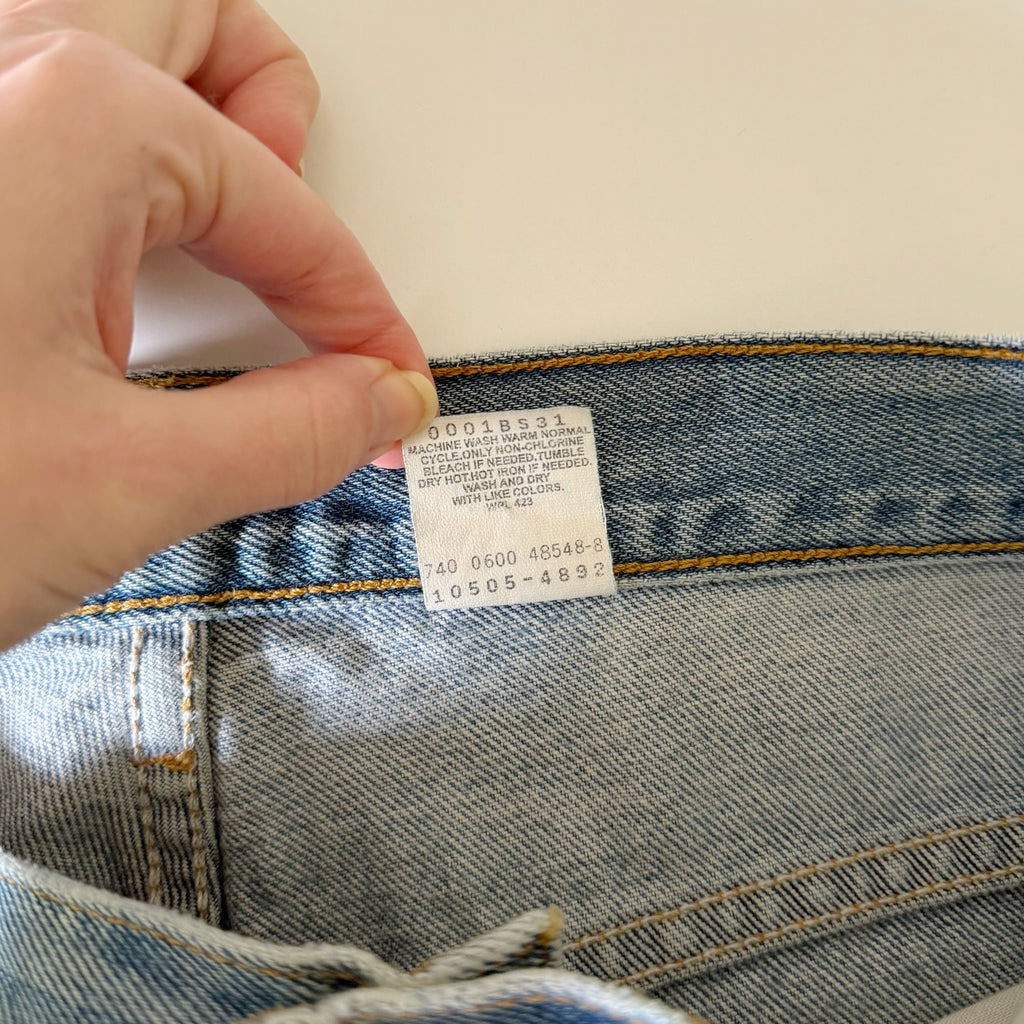 Levi's 505 Vintage '00 Regular Fit Straight Leg Jeans Size 5 JR. M