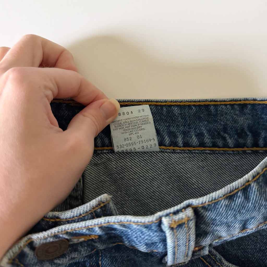 Levi's 505 Vintage '95 Regular Fit Straight Leg Jeans Size 9 MED