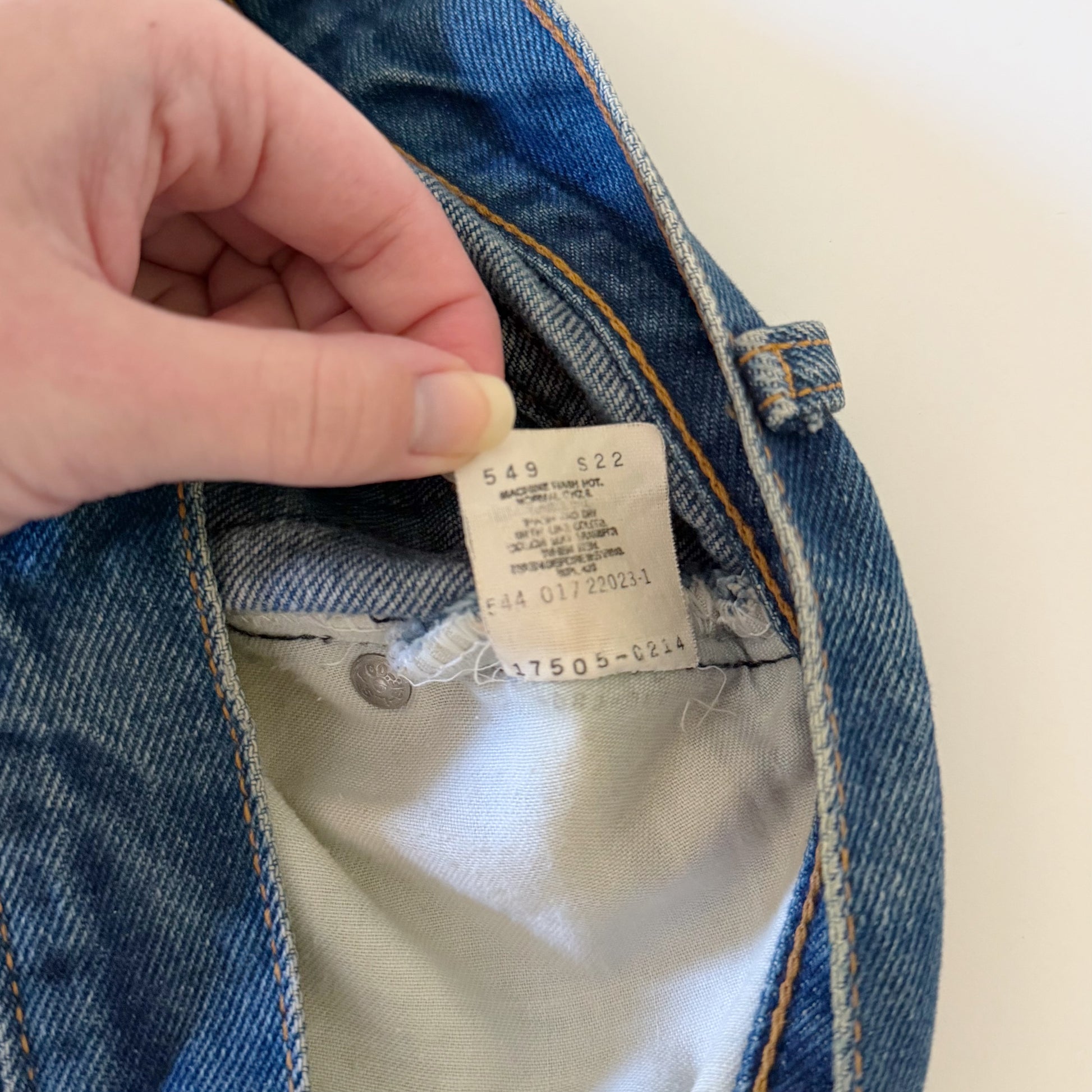 Levi's 17505 Vintage '87 High Rise Straight Leg Jeans Size 9