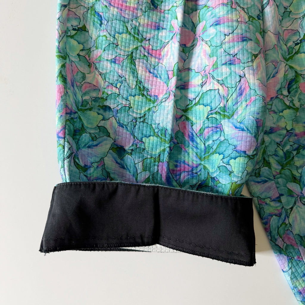 Sportmax SS12 Floral Pleated Bermuda Shorts in Azure NWT