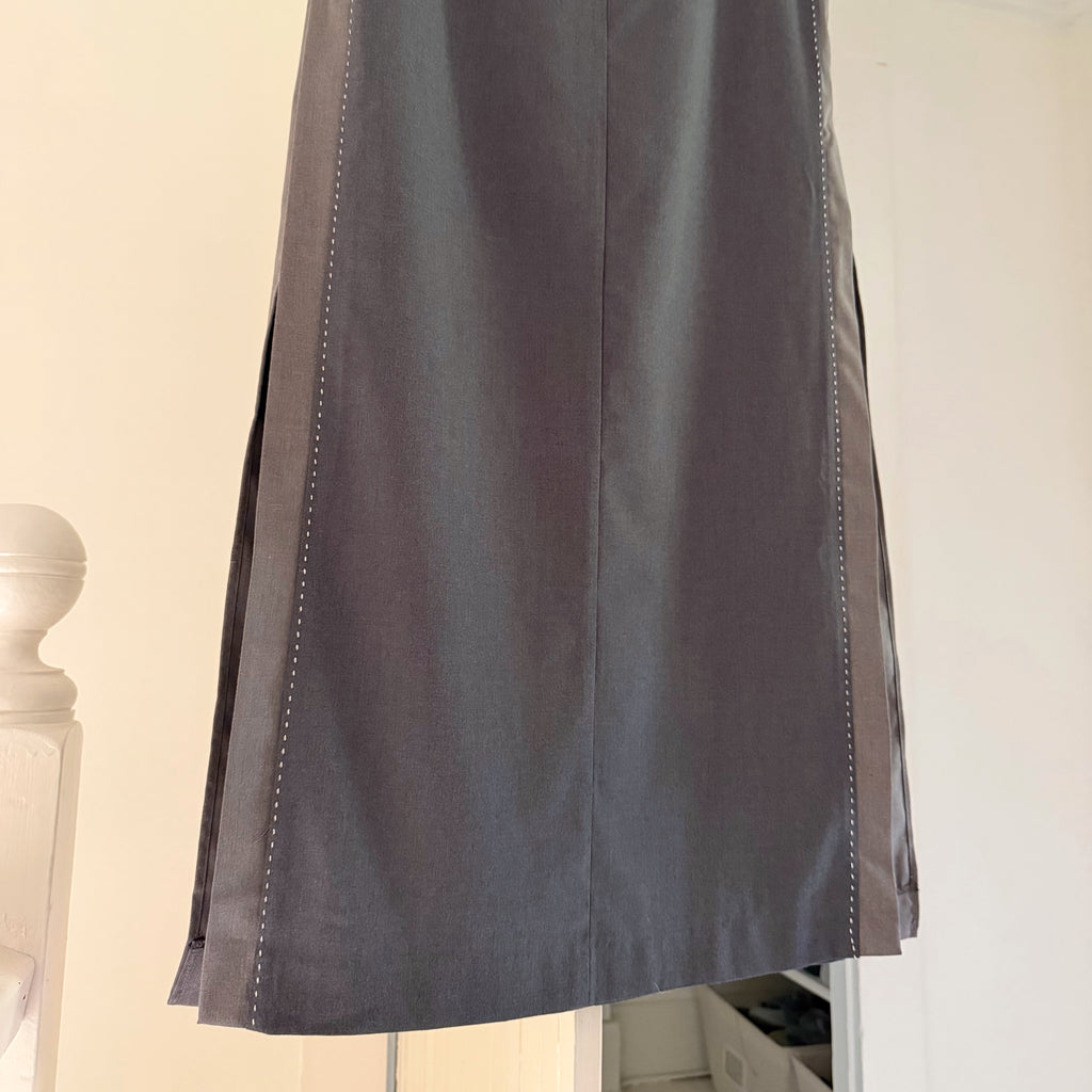 Remain Birger Christensen Two Color Maxi Skirt in Castlerock Combo Size M