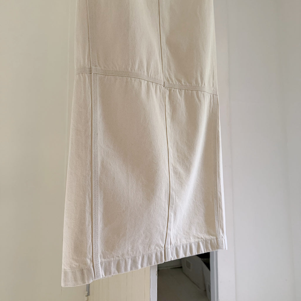 Helsa Canvas Maxi Skirt in Ecru Size XS