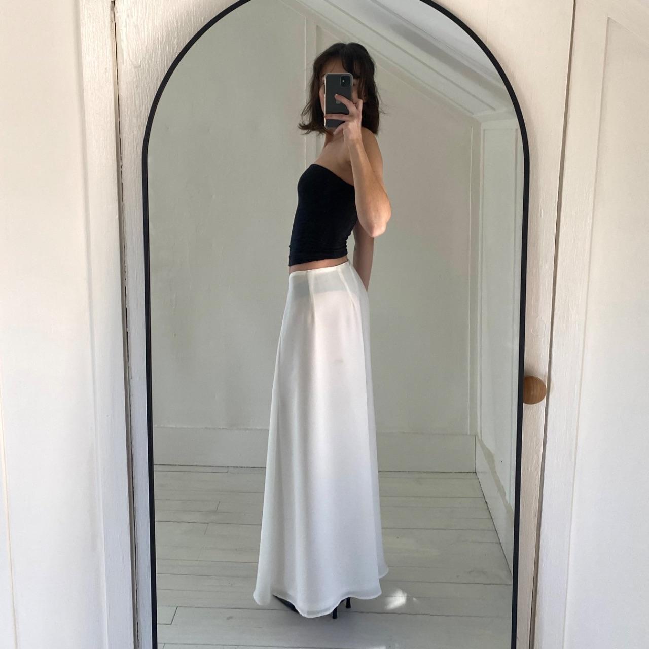 Compagnie Internationale Express Vintage 90s Button Front Maxi Skirt Size 9/10