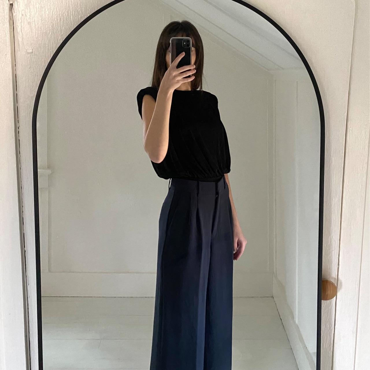 Misha Collection Evanna Blouson Bodysuit in Black Size 4