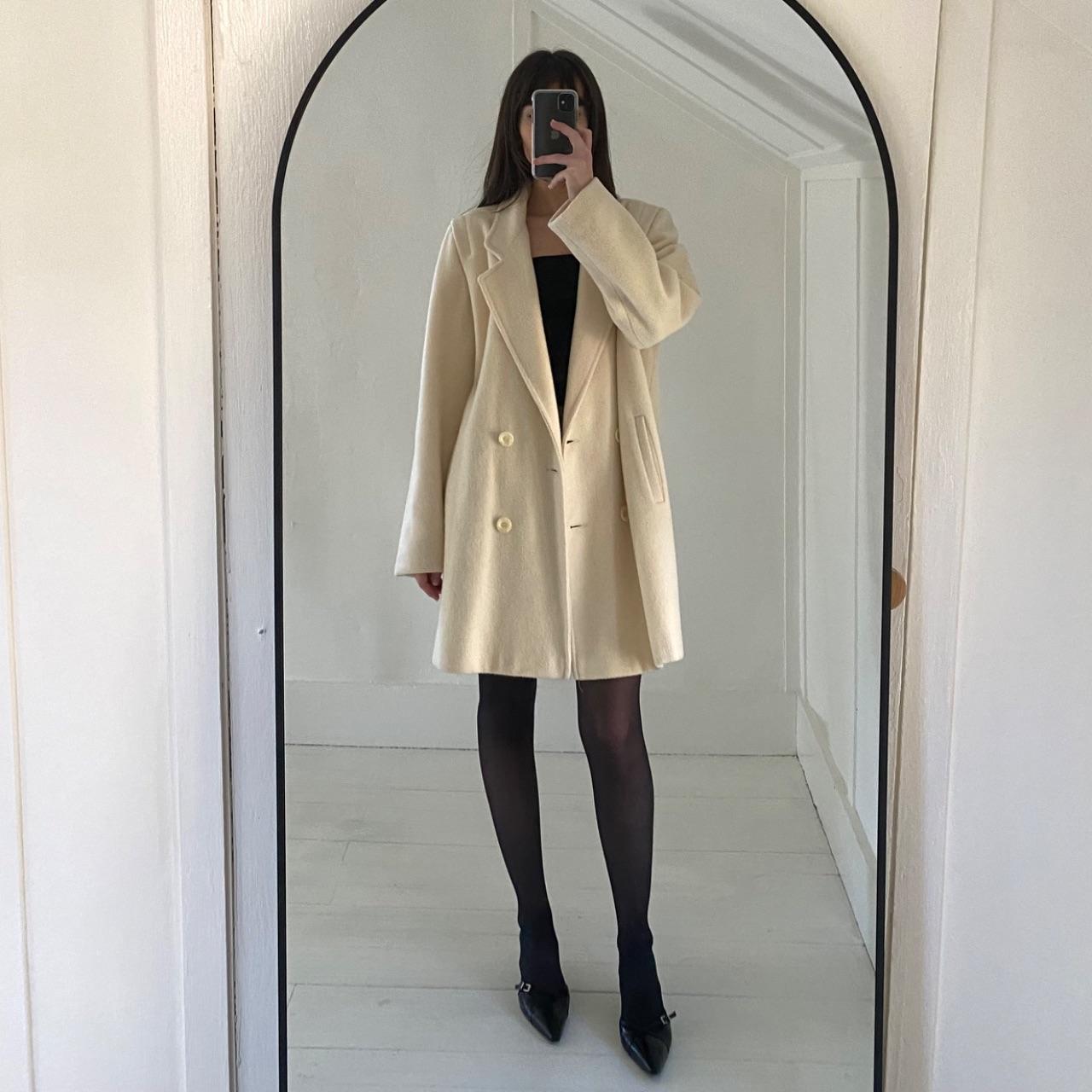 Forecaster of Boston Vintage 80s Wool Double Breasted Coat Size 13/14