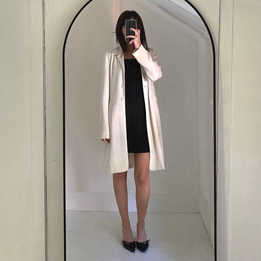 Max Studio Vintage 90s Longline Blazer Jacket Size 9/10