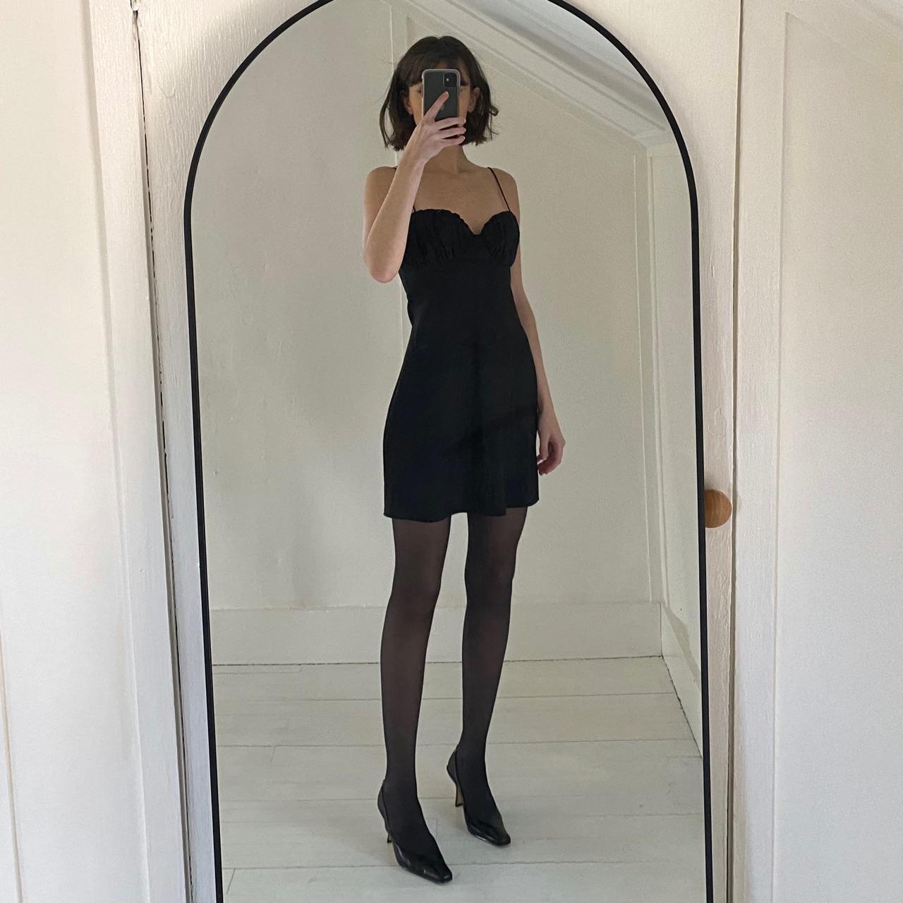 Misha Collection Shirred Bust Mini Slip Dress Size 4