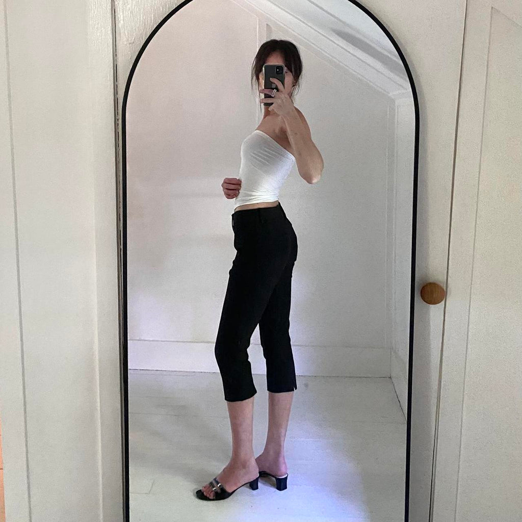 White House Black Market Straight Crop Pedal Pusher Capri Pants Size 2P