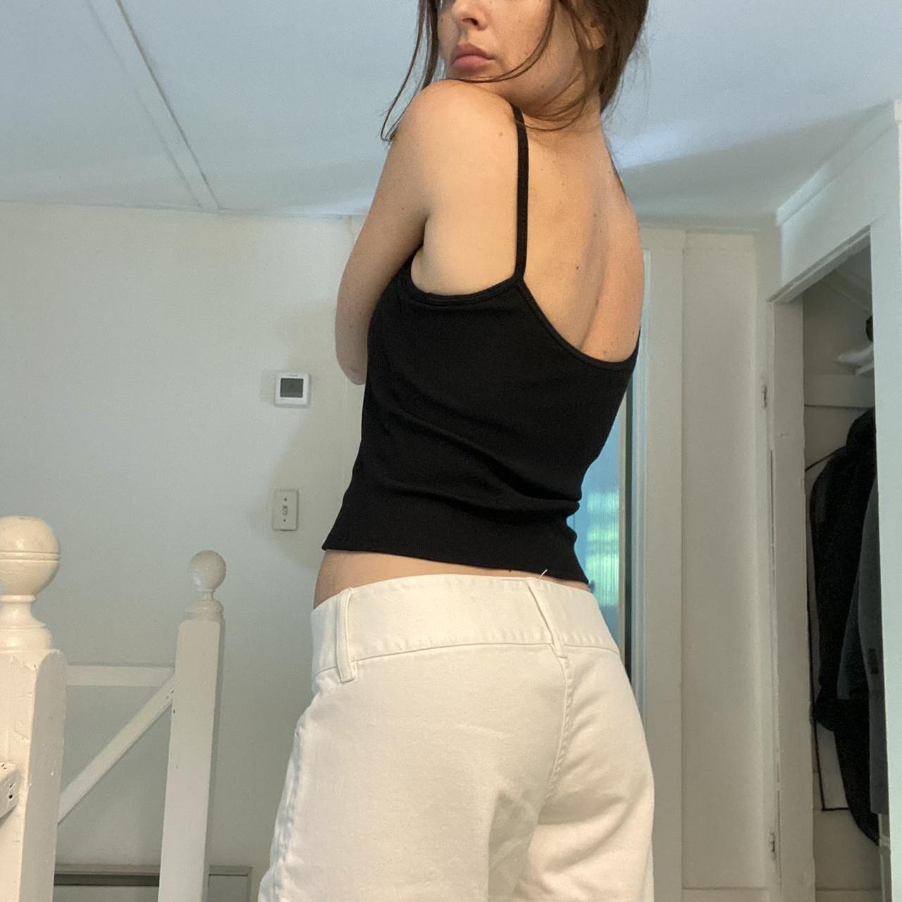 GapFit Blackout Rib Cami in True Black Size S Tall