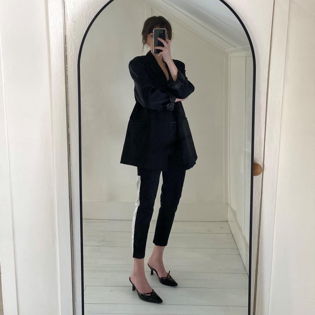 Suboo Salesman Cropped Cigarette Leg Trousers Size 4