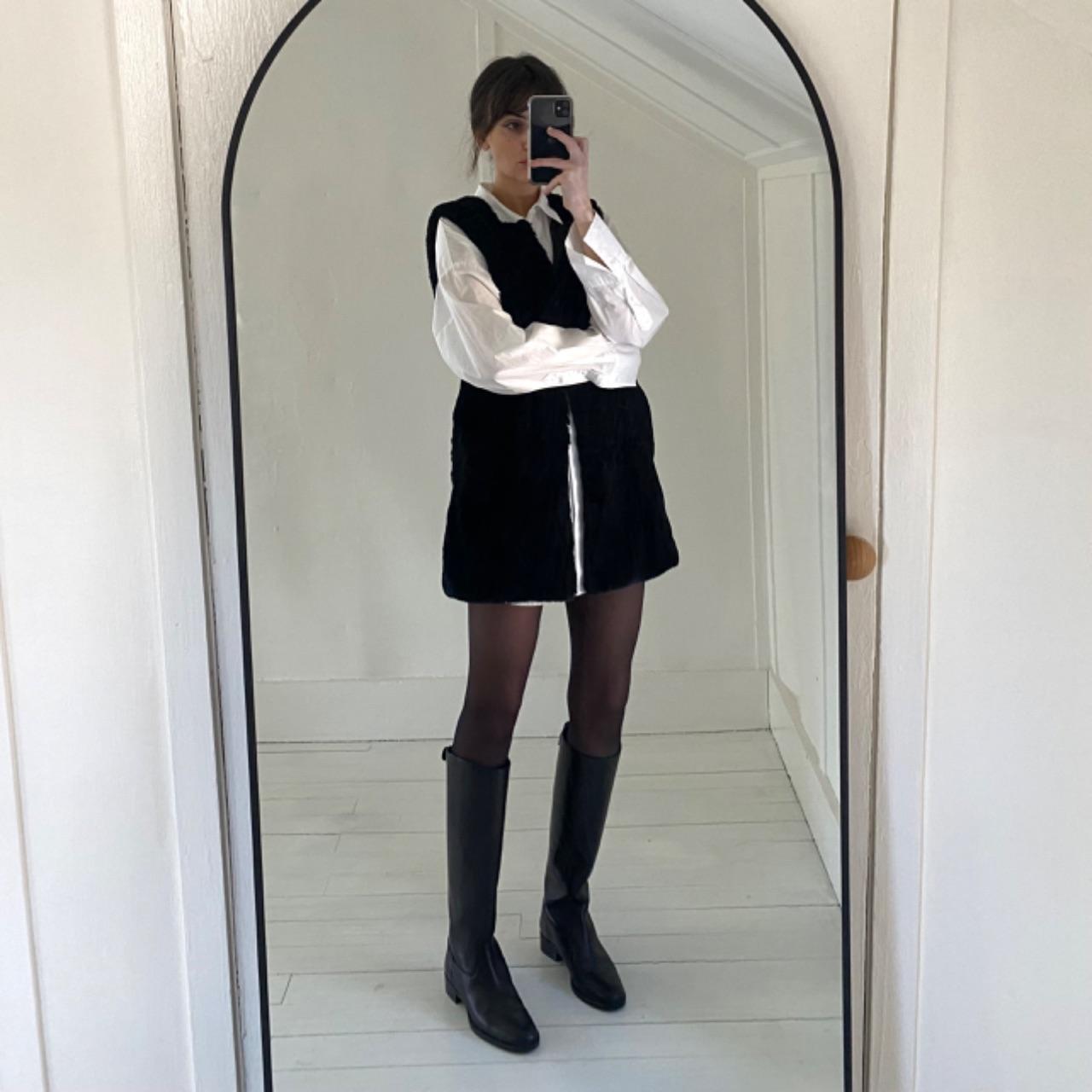 INC International Concepts Faux Fur Vest Size S/M