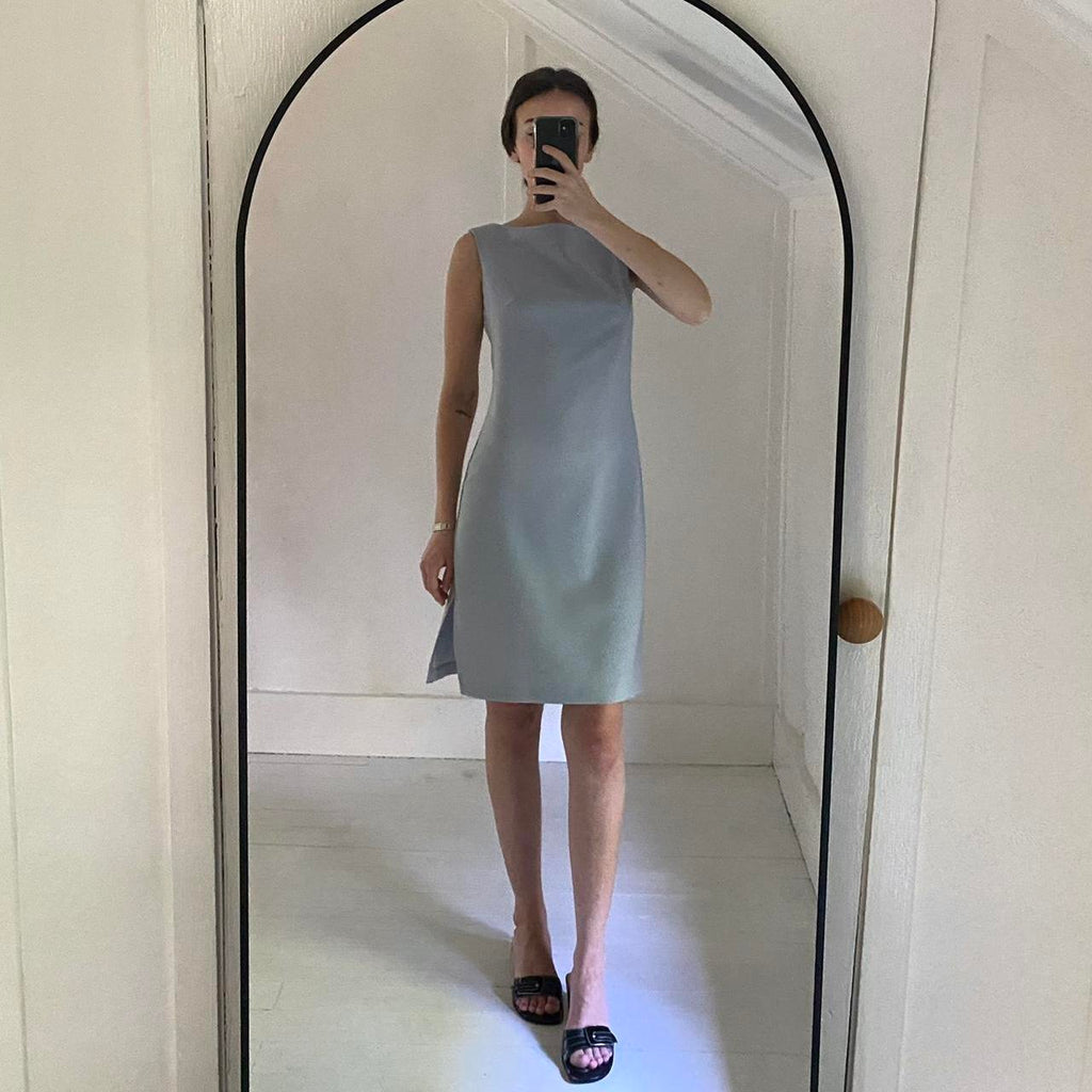 Fragile XOXO Vintage 90s High Boat Neck Mini Dress Size 3