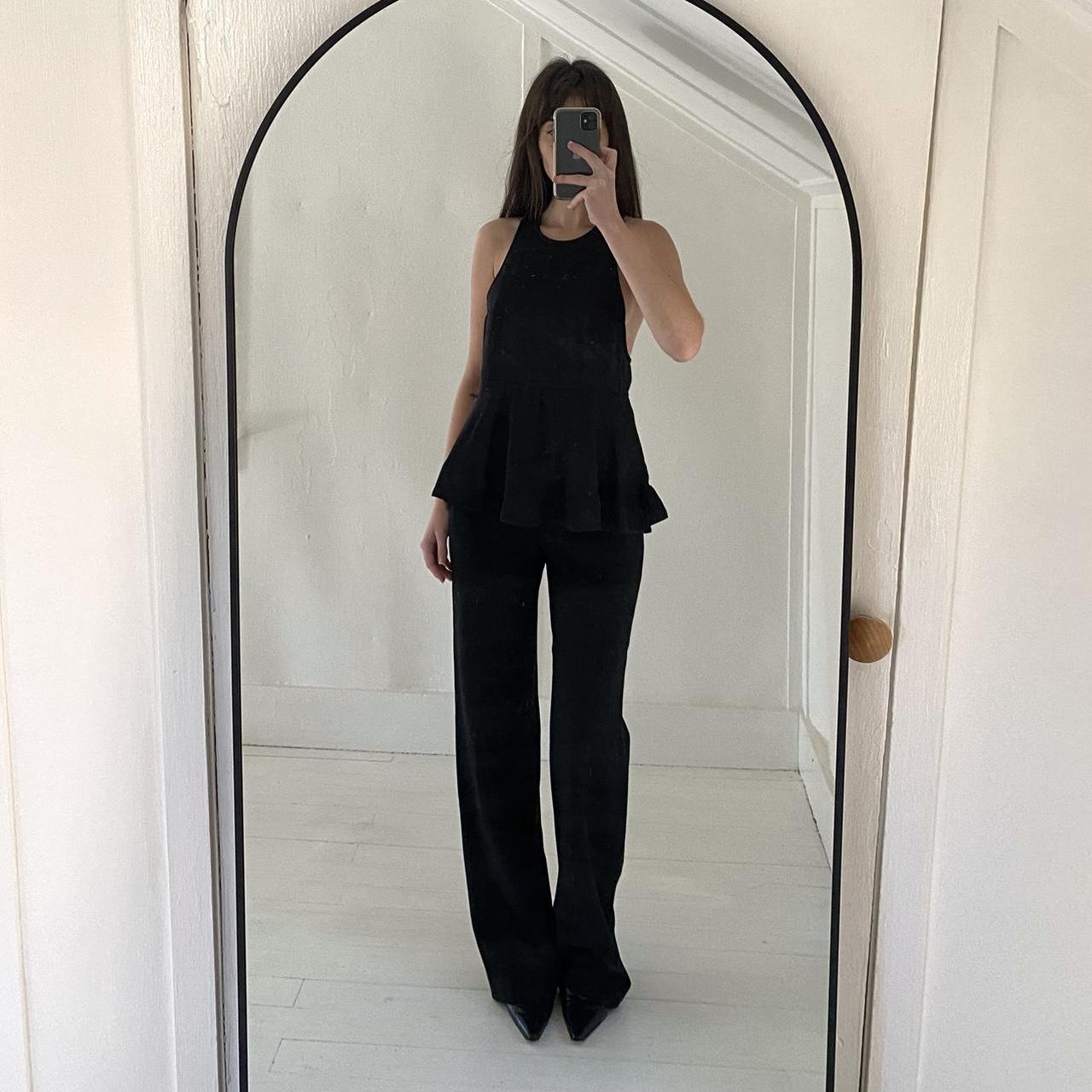Silence + Noise / Urban Outfitters Satin Peplum Camisole Top Size M