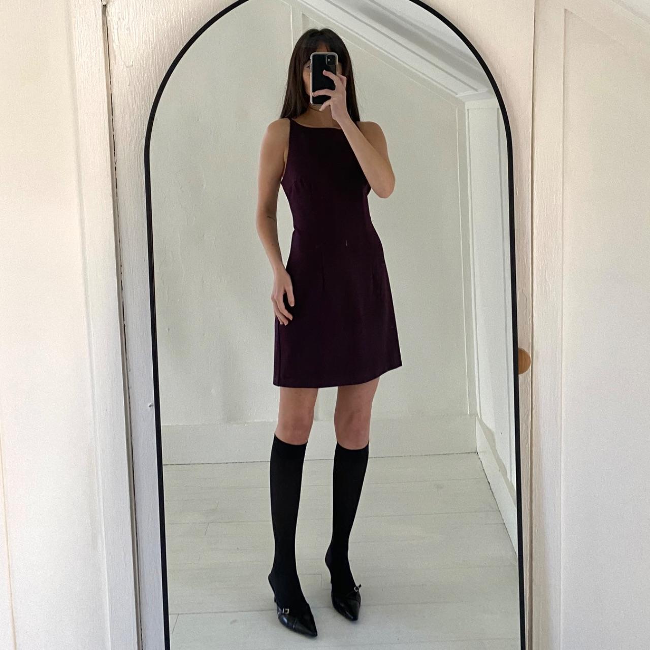 XOXO Vintage Y2K Boat Neck Mini Dress Size 7