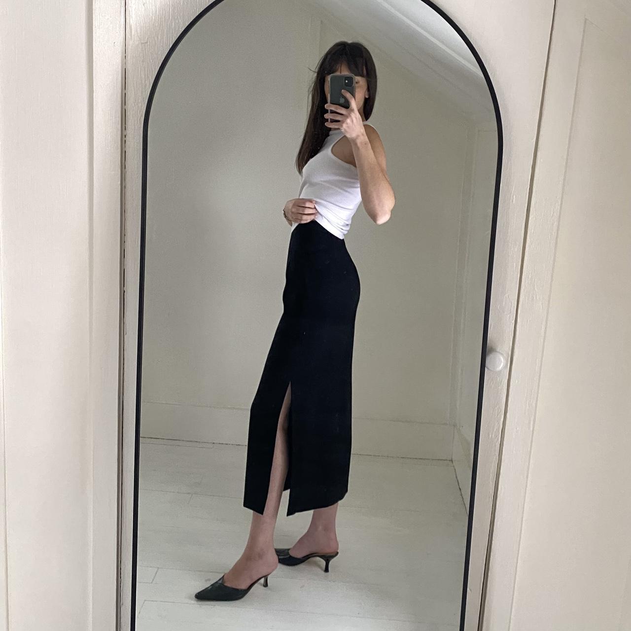 Valerie Stevens Vintage 80s Wool Midi Skirt Size 2P