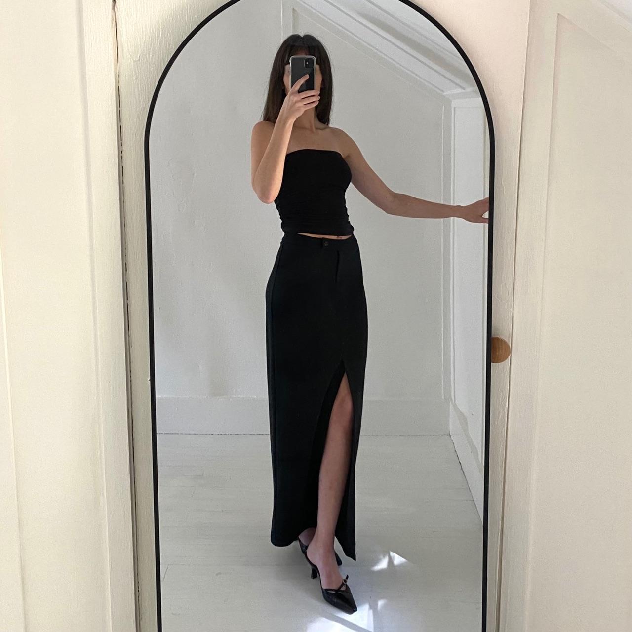 Express Vintage Y2K Pencil Maxi Skirt Size 3/4