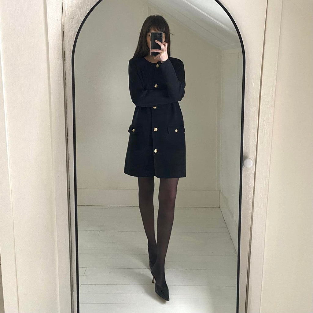J. Crew Long Giselle Sweater Blazer in Black Size XS