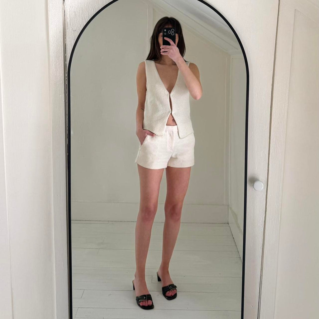 Banana Republic Jacquard Diamond Weave Mini Chino Shorts Size 0