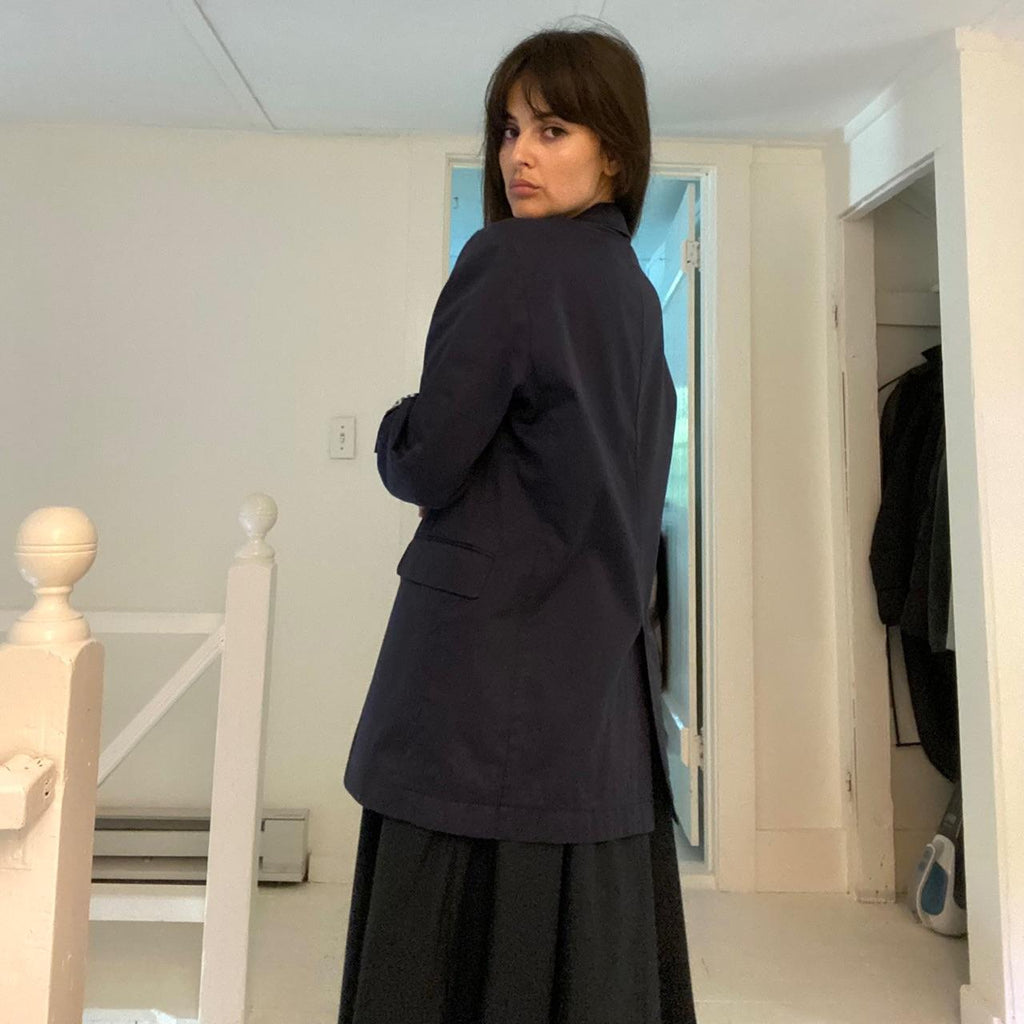 Seize Sur Vingt Twill Blazer Jacket Navy Size 38