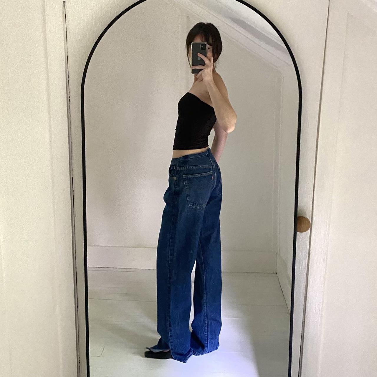 Aligrace / Levi’s 501 Vintage ‘93 Custom Mini Rise Slit Ankle Jeans Size 27