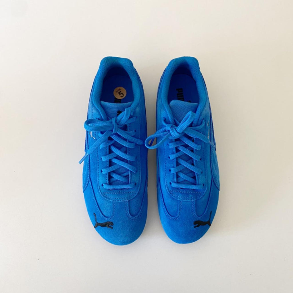 Puma Speedcat Shield SD Suede Sneakers in Ultra Blue Black Size US M 5 / W 6.5